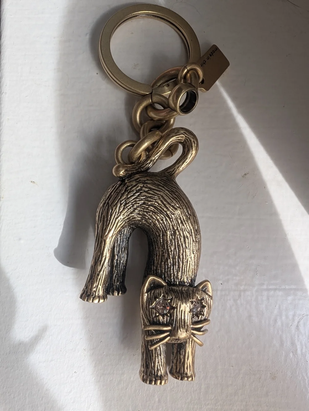 Coach Cat Bag Charm - Picture 1 of 4